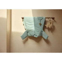 Attache sucette feuille sea green