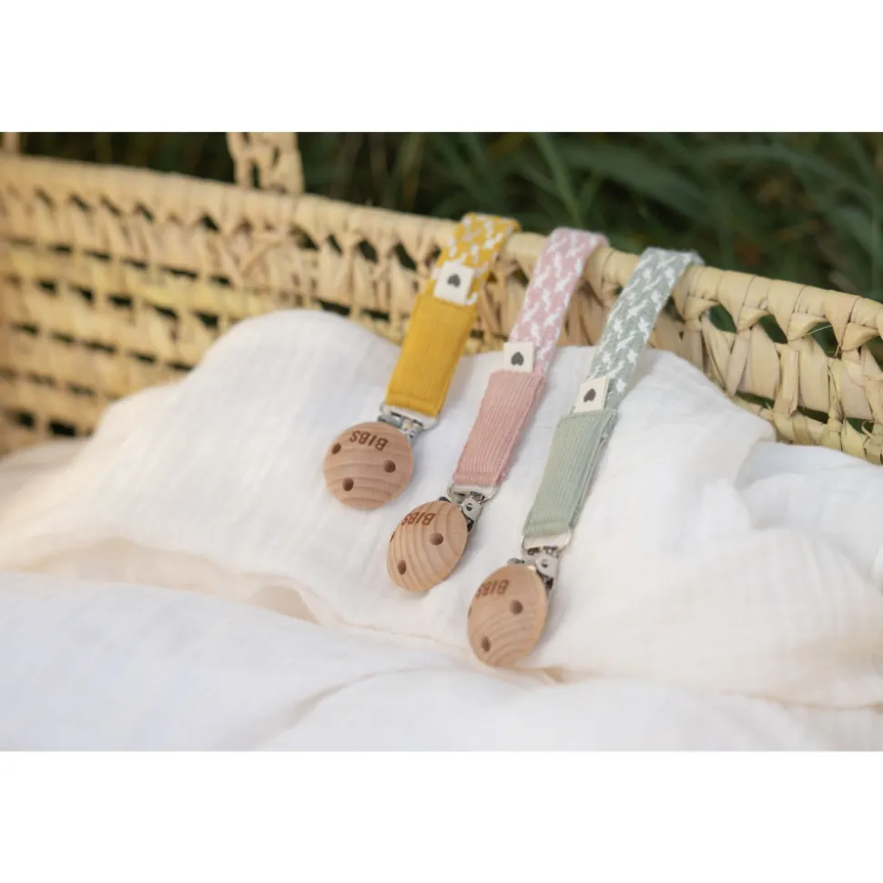 Attache sucette petrol et baby blue