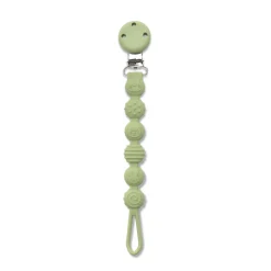 Attache sucette silicone vert