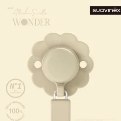 Attache sucette silicone wonder whitecap gray