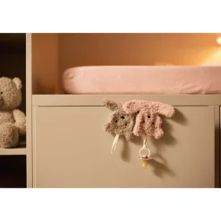 Attache sucette teddy bear olive