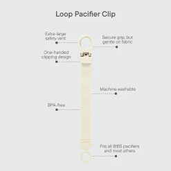 Attache tétine loop kaki