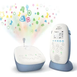 Babyphone audio dect lcd projecteur scd735/26