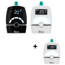 Babyphone audio premium care avec émetteur additionnel