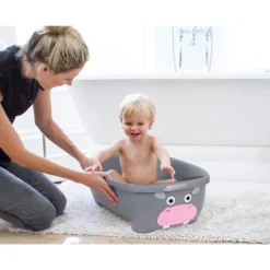 Baignoire bébé avec hamac tubimal hippopotame