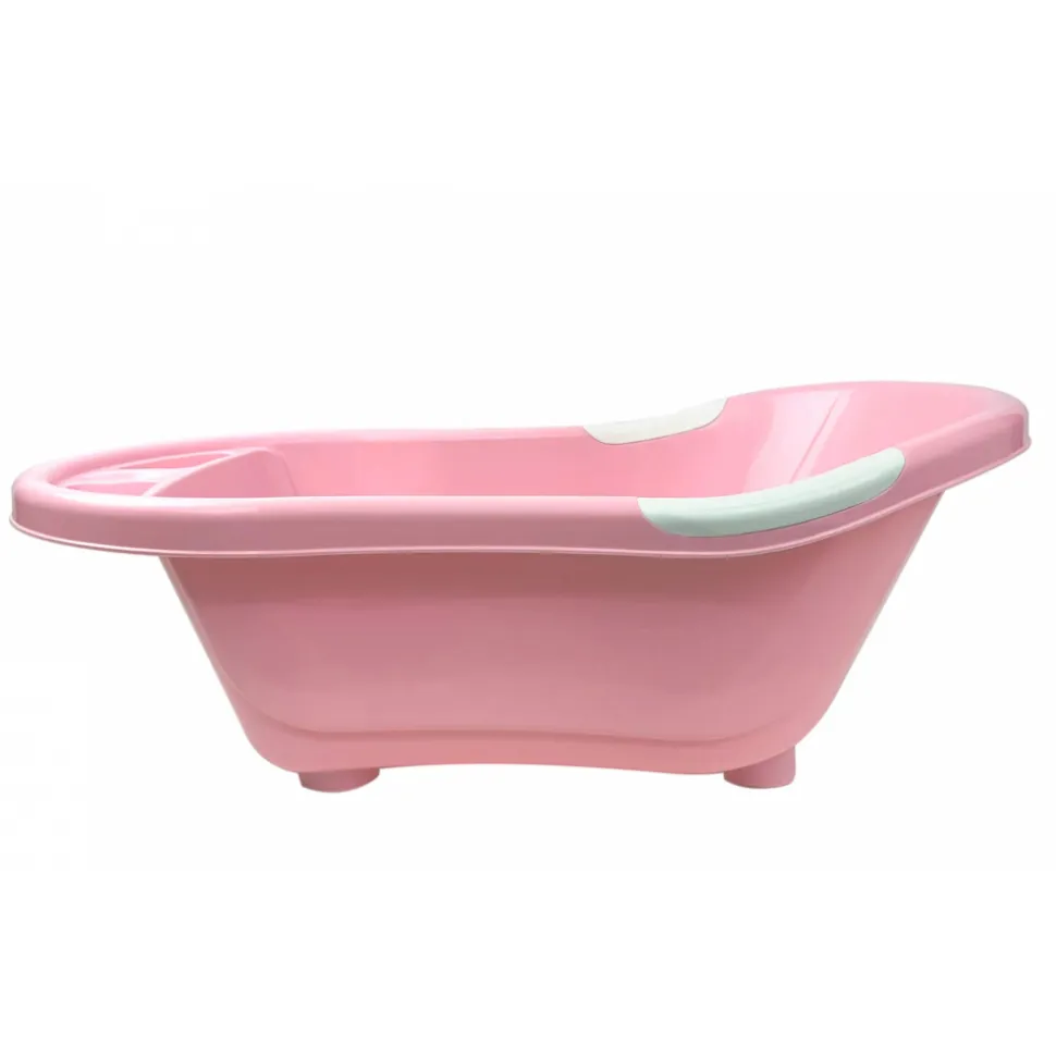 Baignoire bébé avec vidange rose