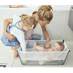 Baignoire bébé flexibath x large transparent vert
