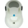 Baignoire bébé 0-6 mois + transat intégré blanc
