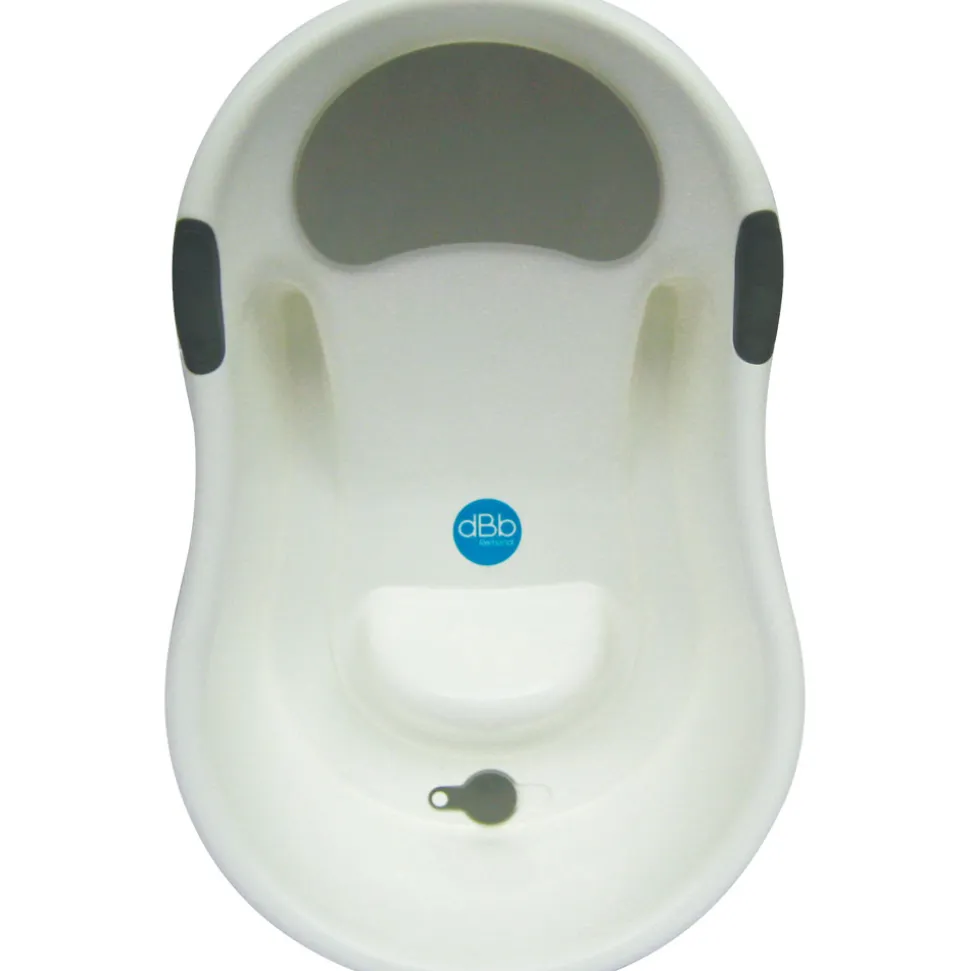 Baignoire bébé 0-6 mois + transat intégré blanc