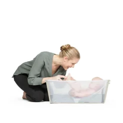 Baignoire flexi bath sandy beige + transat de bain