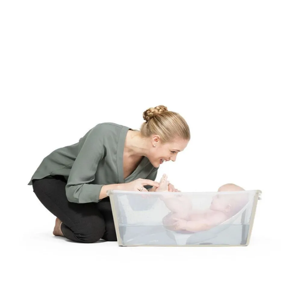 Baignoire flexi bath sandy beige + transat de bain