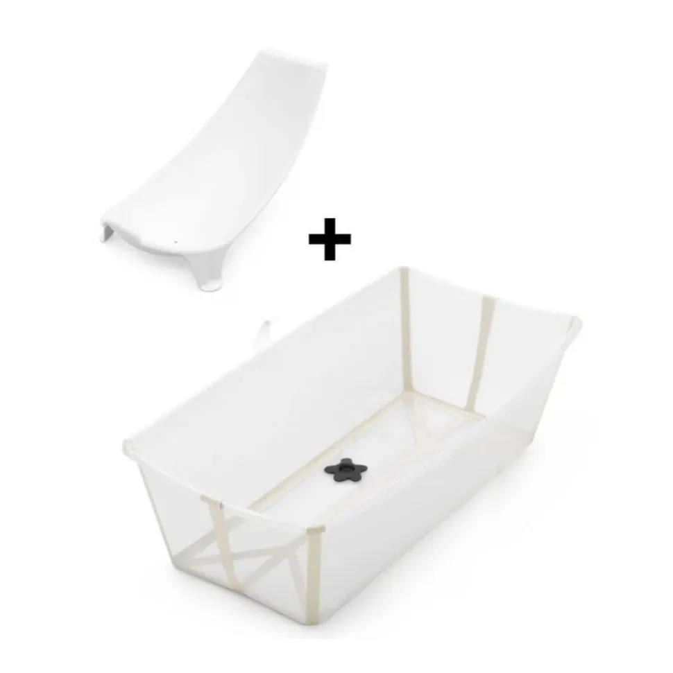 Baignoire flexi bath xl sandy beige + transat de bain