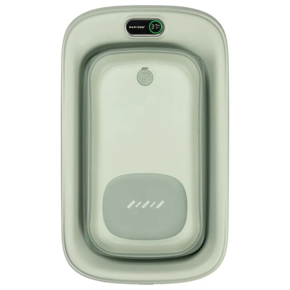 Baignoire indigo plus + insert nouveau-né sage green