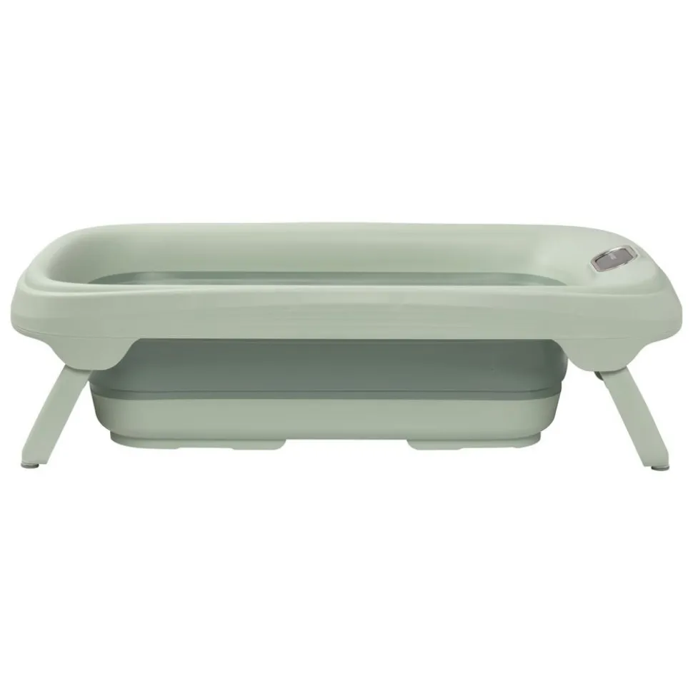 Baignoire indigo plus + insert nouveau-né sage green