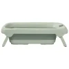 Baignoire indigo plus + insert nouveau-né sage green + support de baignoire