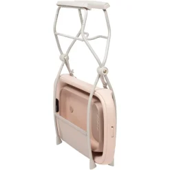 Baignoire indigo plus + insert nouveau-né muted terra + support de baignoire