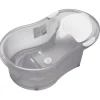 Baignoire 0-6 mois grise translucide avec transat intégré