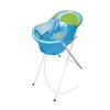 Baignoire 0-6 mois éléphant bleu avec transat intégré + petit support de baignoire