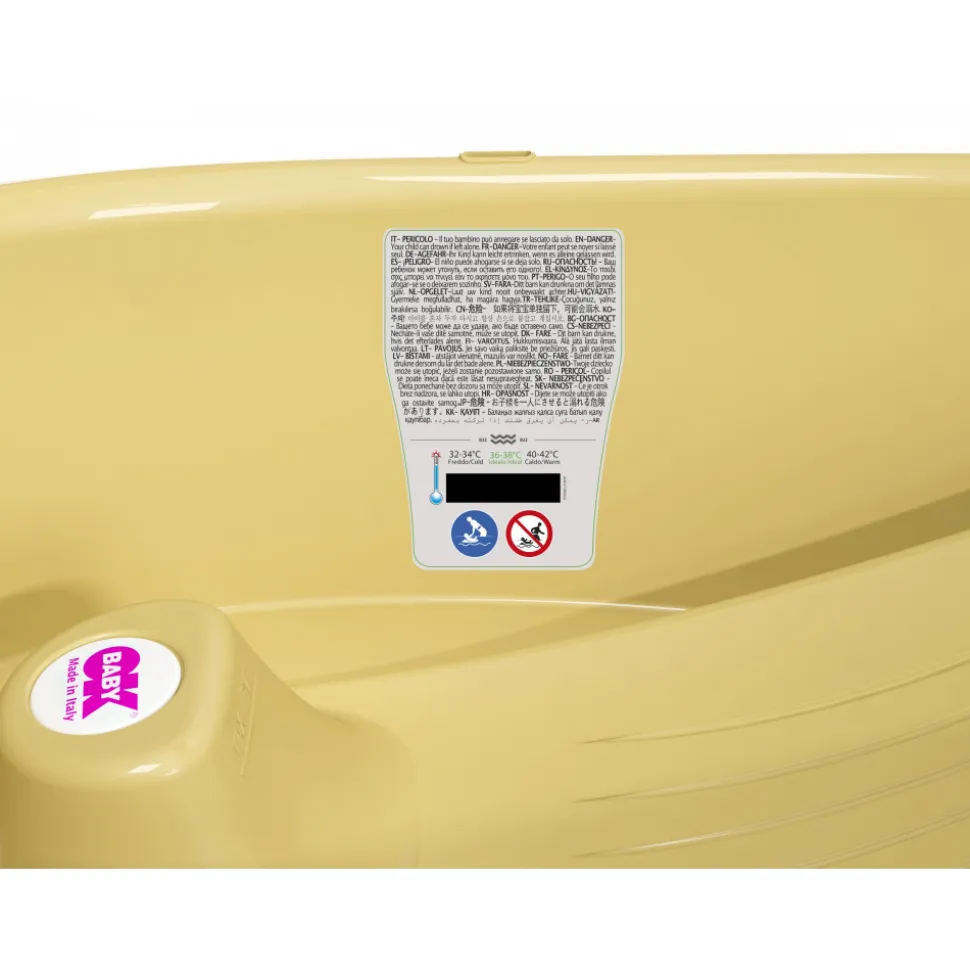 Baignoire onda baby jaune