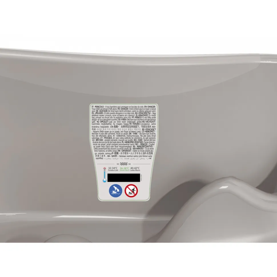 Baignoire onda grise