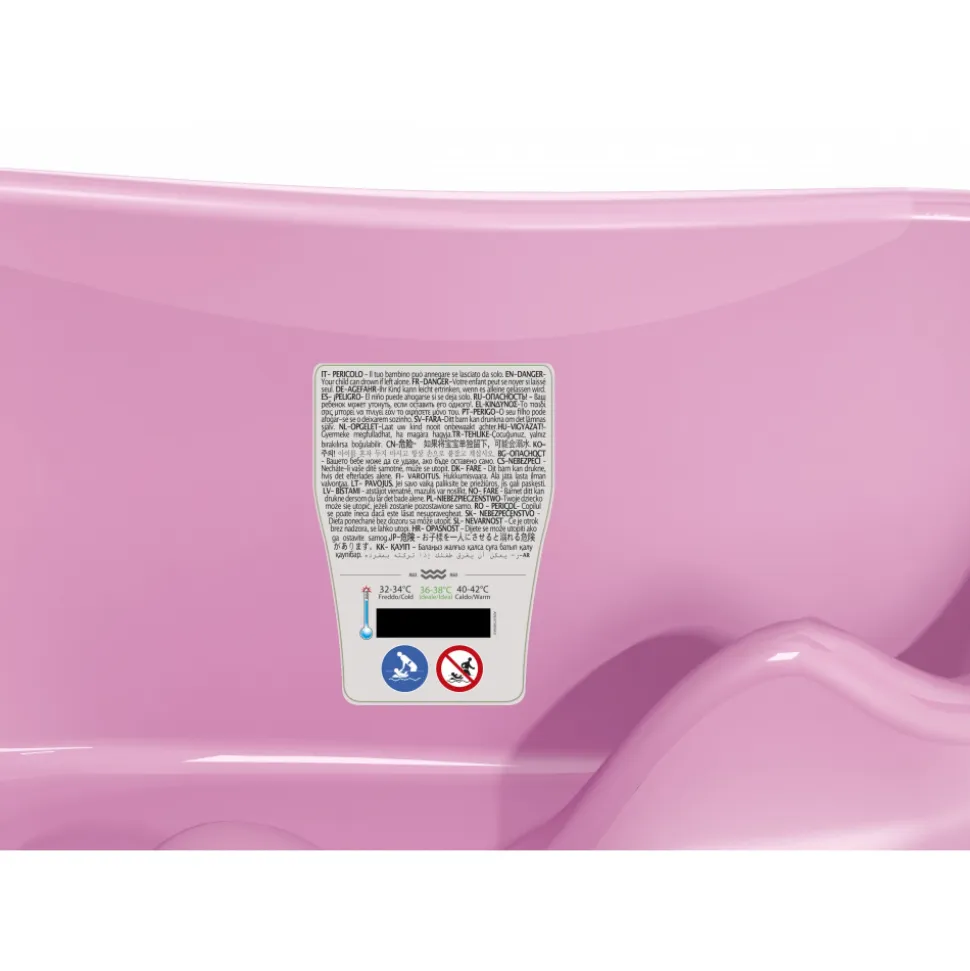 Baignoire onda rose