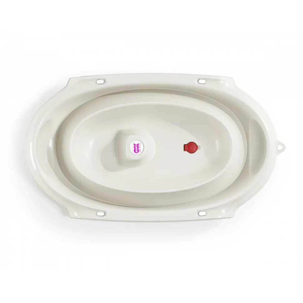 Baignoire onda slim pliante blanch cassé beige