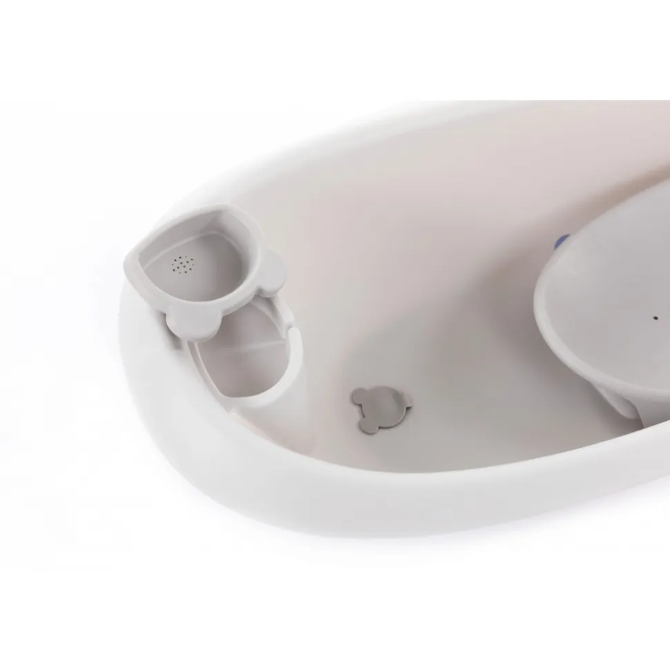 Baignoire ourson gris + support de baignoire