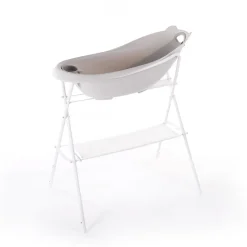 Baignoire ourson gris + support de baignoire