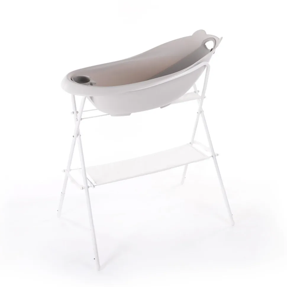 Baignoire ourson gris + support de baignoire