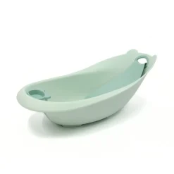 Baignoire ourson vert sauge + support de baignoire