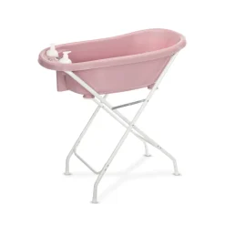 Baignoire + transat + trépied 88 cm rose