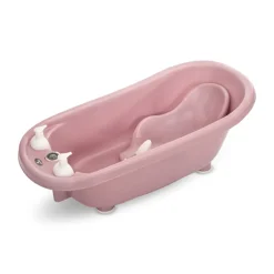 Baignoire + transat + trépied 88 cm rose