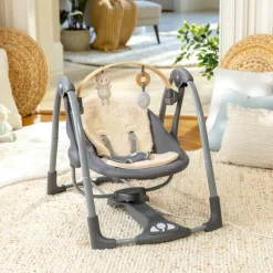 Balancelle bébé portable, pliable, 0 à 9m, toute saison - wesley