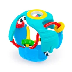 Balle de préhension bébé bleu