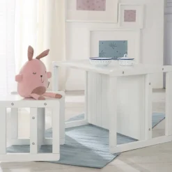 Banc enfant 2 en 1 blanc