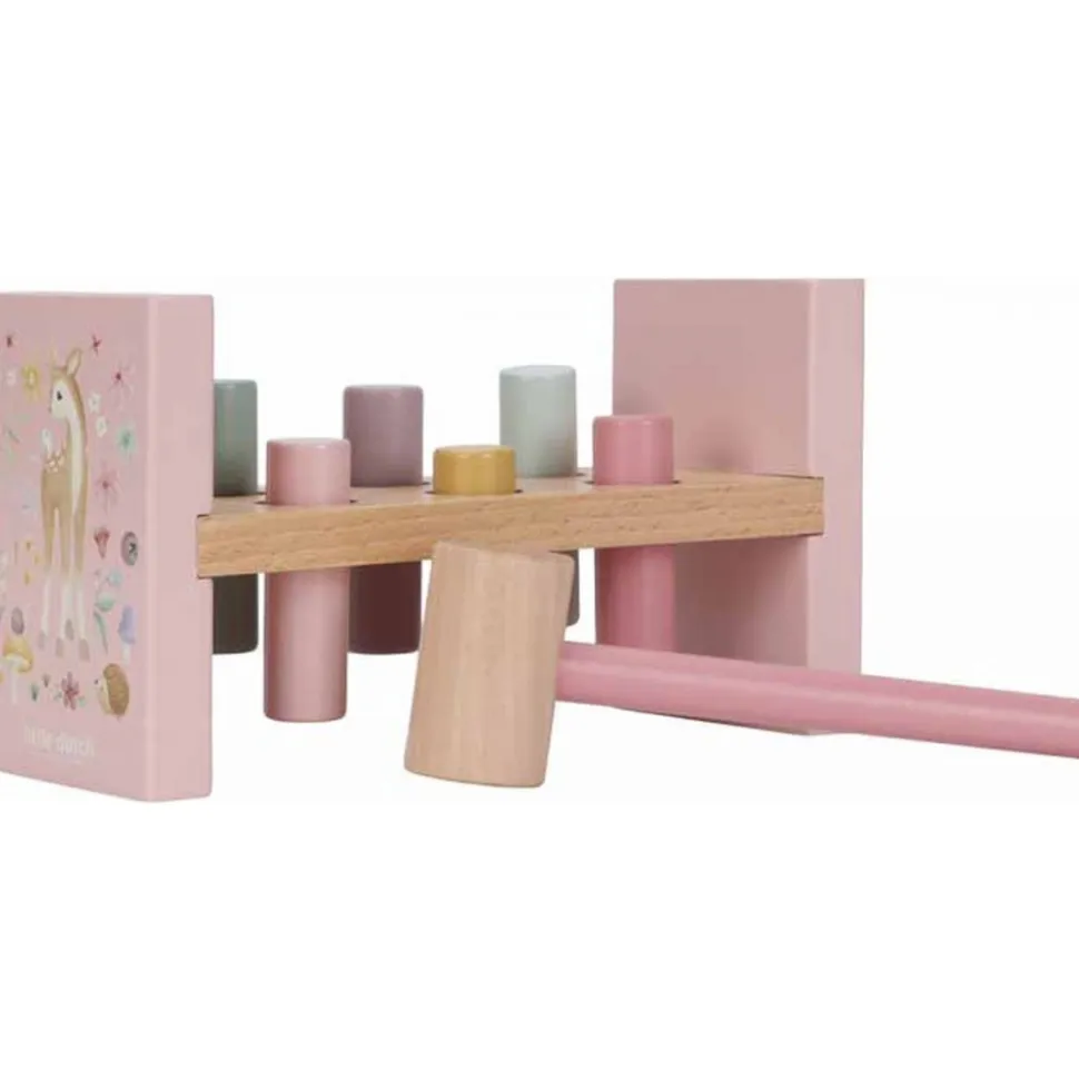 Banc à marteler en bois fsc - fairy garden
