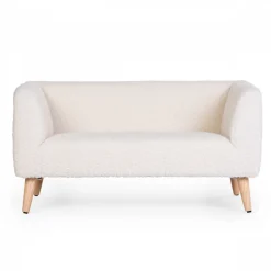 Banc pour enfants teddy blanc