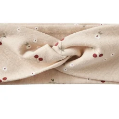 Bandeau large turban - imprimé cerises