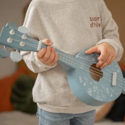 Banjo en bois - bleu