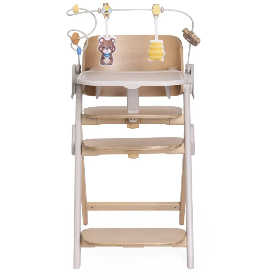 Barre de jeu bébé pour chaise haute meraviglia