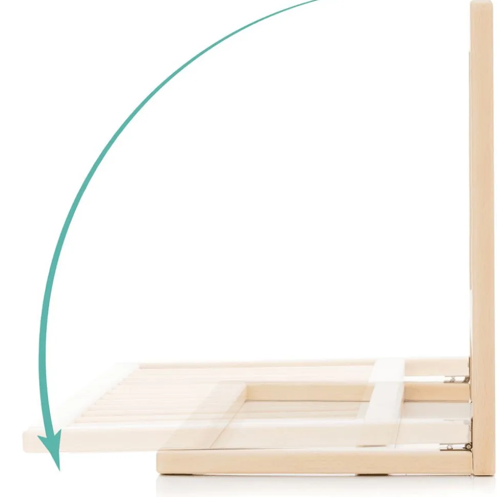 Barrière de lit en bois 45x140 cm lilly bois clair