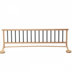 Barrière de lit enfant bois 35 x 127 cm audrey anthracite
