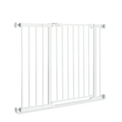 Barrière d'escalier clear step 2 avec extension +21 cm white