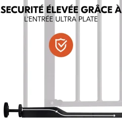Barrière d'escalier clear step 2 black