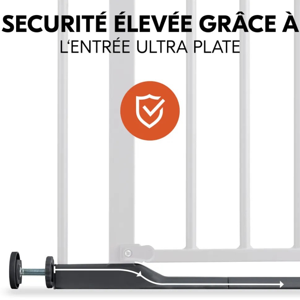Barrière d'escalier clear step 2 dark-grey