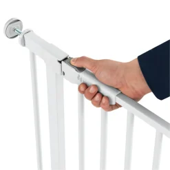 Barrière d'escalier clear step autoclose 2 avec extention +9 cm white