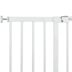Barrière d'escalier clear step autoclose 2 avec extention +9 cm white
