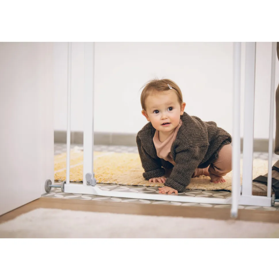 Barrière d'escalier clear step autoclose 2 white