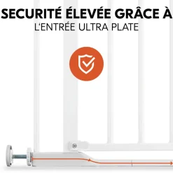 Barrière d'escalier clear step autoclose 2 white
