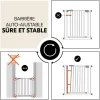 Barrière d'escalier open n stop 2 white